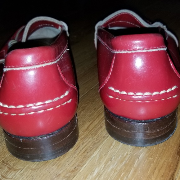 RARE!-Ralph Lauren Eltham Red Penny Loafer - Picture 7 of 7